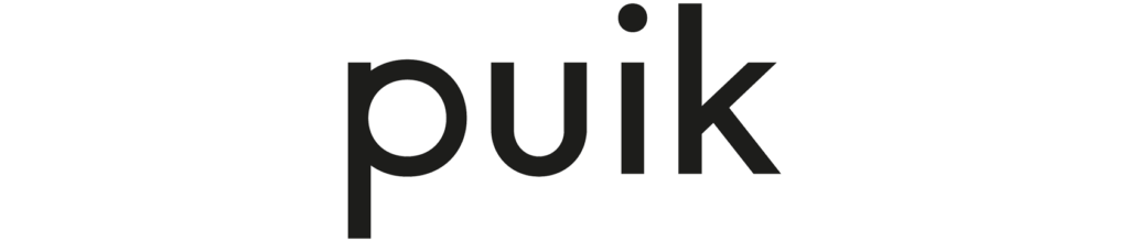 Logo Puik Design zwart