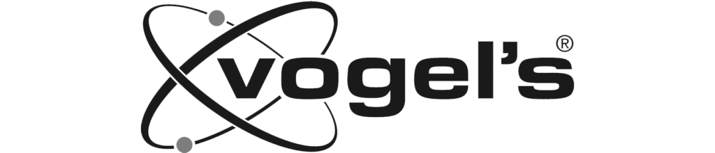 Logo Vogel's zwart