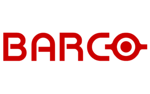 Logo van samenwerkingspartner Barco